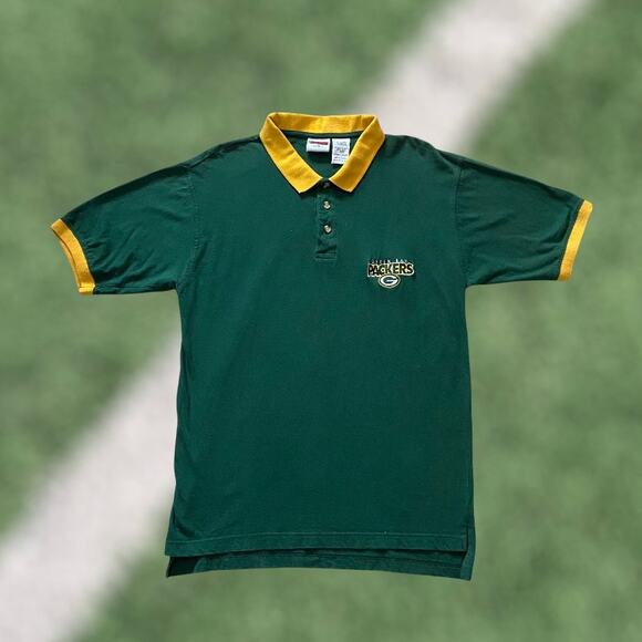 The Edge 1998 NFL Green Bay Packers Polo Men's Sz M - Picture 2 of 9